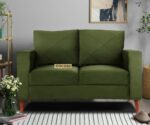 Crosso 2 Seater Sofa Mid Century Forest Green