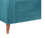 Crosso 2 Seater Sofa Mid Century Sky Blue - Image 5