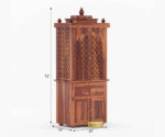 Jaali Doors Temple | Honey Finish - Image 5