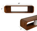 Shesham Wall Shelf | 24"x8"x7" | Hanging Wood Shelf - Image 5