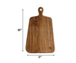 Handcrafted Rectangular | Wooden Serving Board | 18" x 9" - Image 5
