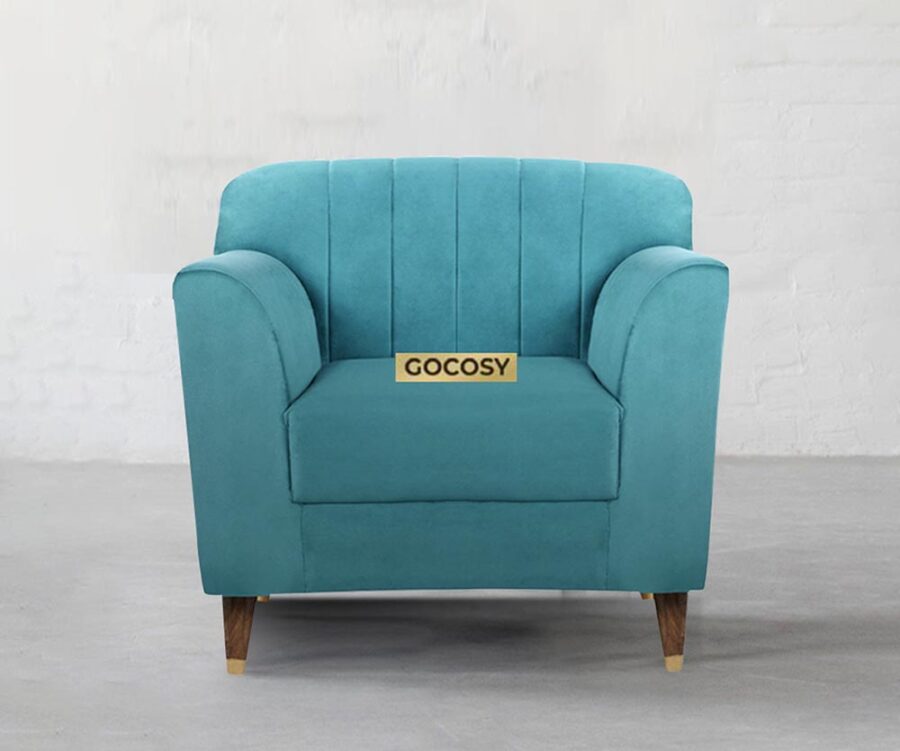 Maximo 1 Seater Sofa Tiffany Blue - Image 1