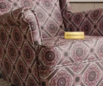 Flowra Wing Chair With Printed Fabric - Image 2