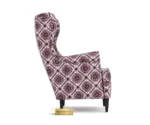 Flowra Wing Chair With Printed Fabric - Image 5
