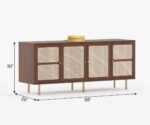 Canio | Sideboard | 4 Doors | Brown Finish - Image 6