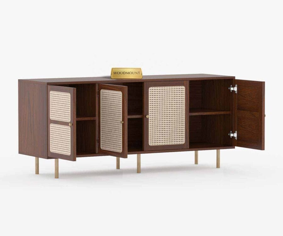 Canio | Sideboard | 4 Doors | Brown Finish - Image 2